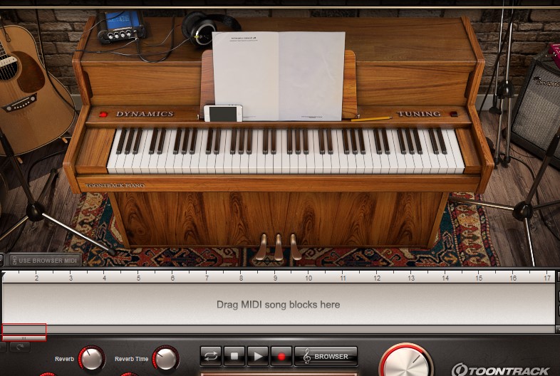 Toontrack Small Upright Piano EKX